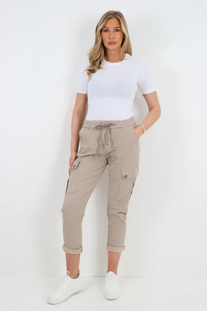 ITALIAN CARGO MAGIC TROUSERS