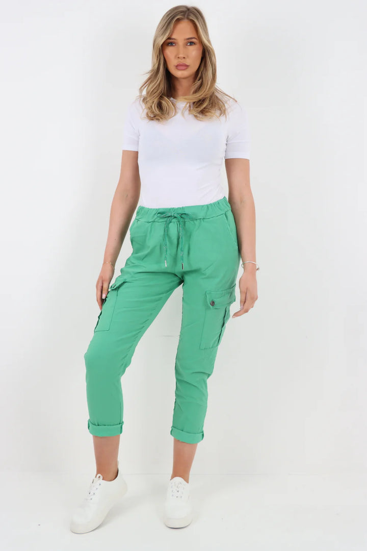 ITALIAN CARGO MAGIC TROUSERS