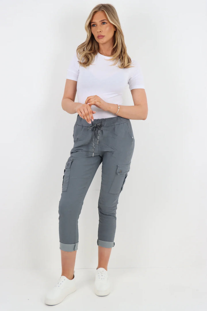 ITALIAN CARGO MAGIC TROUSERS