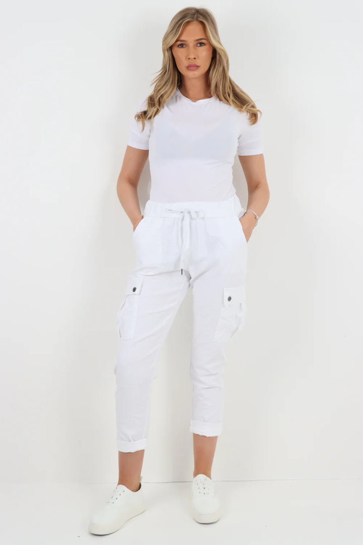 ITALIAN CARGO MAGIC TROUSERS