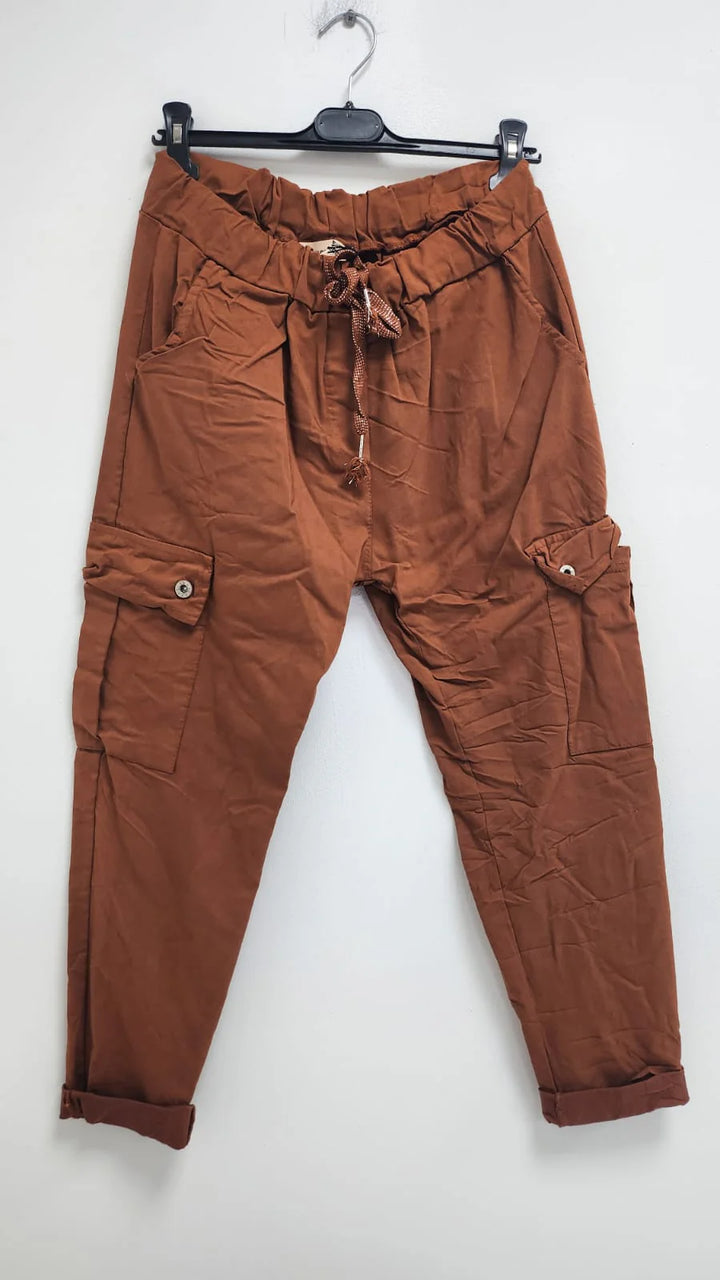 ITALIAN CARGO MAGIC TROUSERS