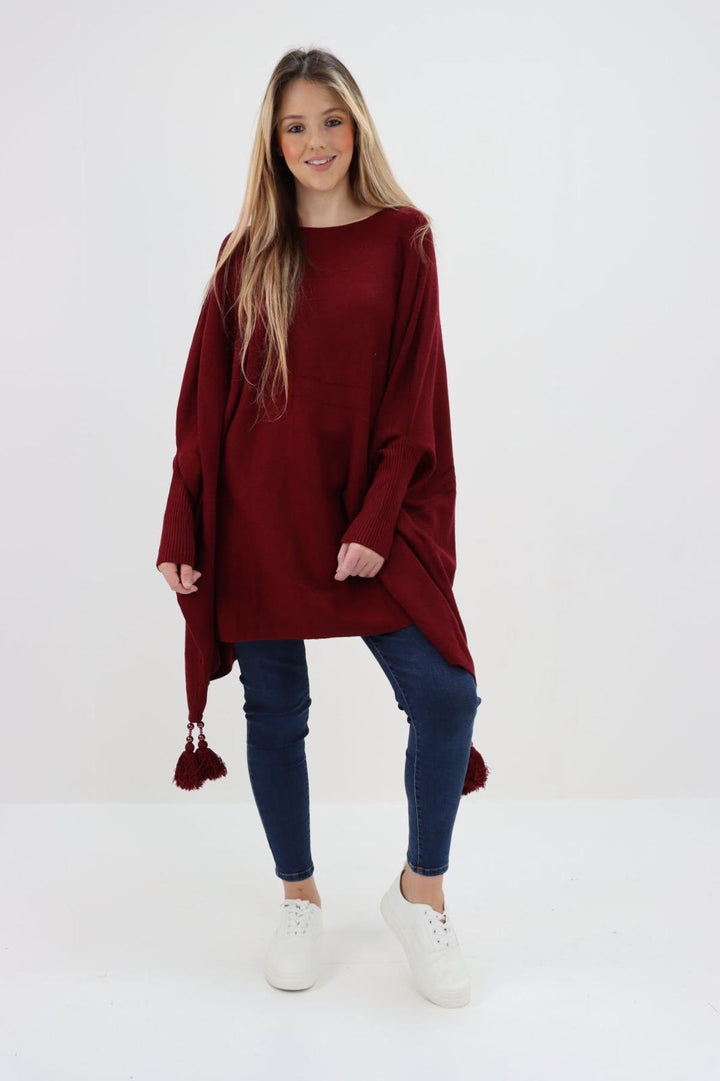 Italian Tassel Poncho