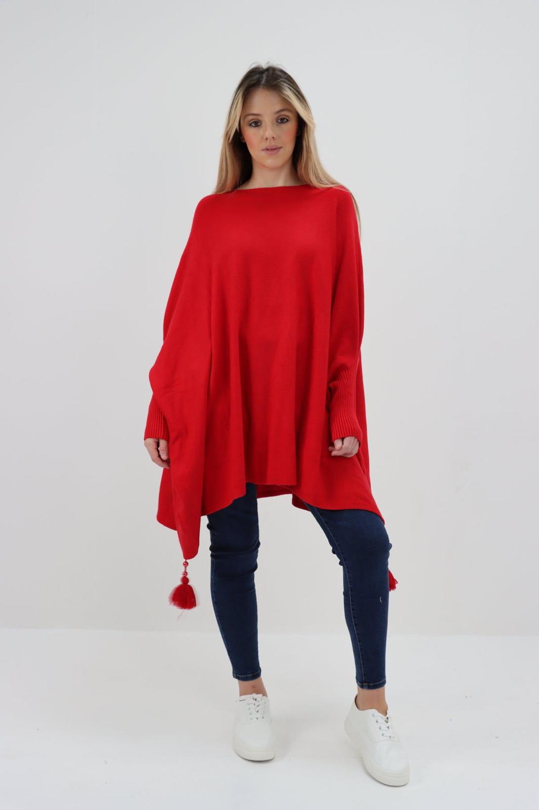 Italian Tassel Poncho