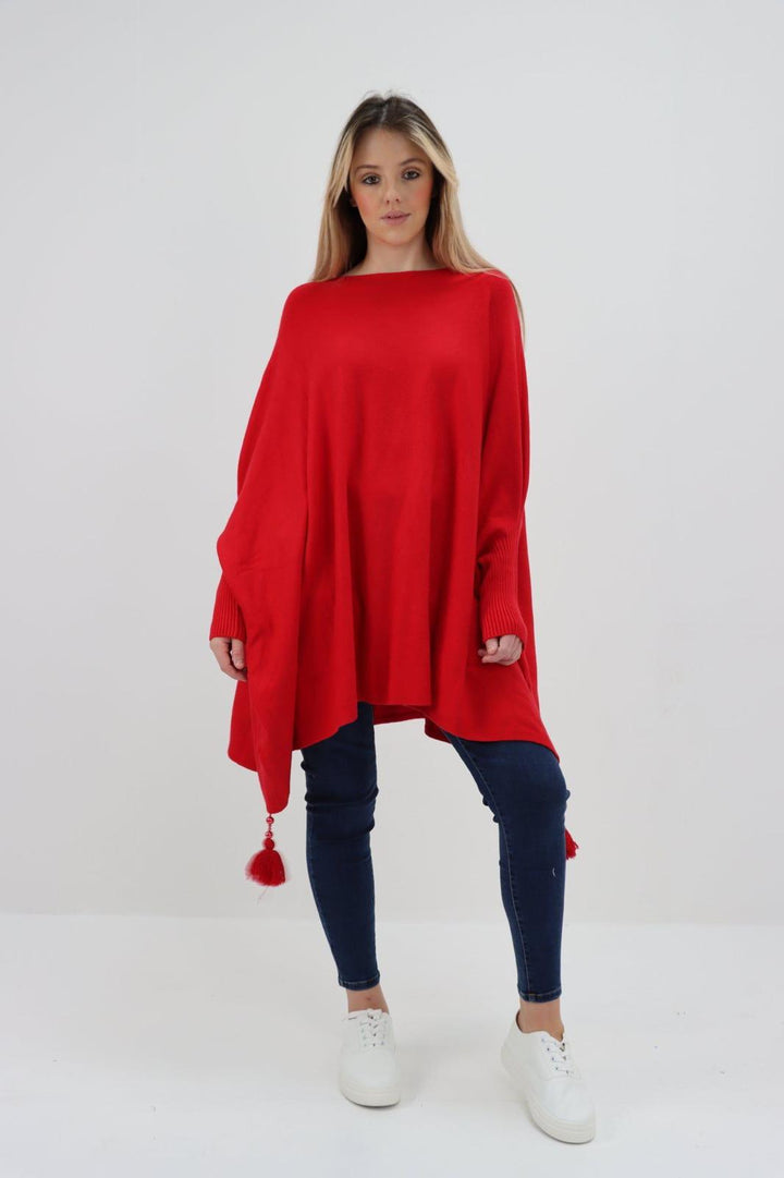 Italian Tassel Poncho