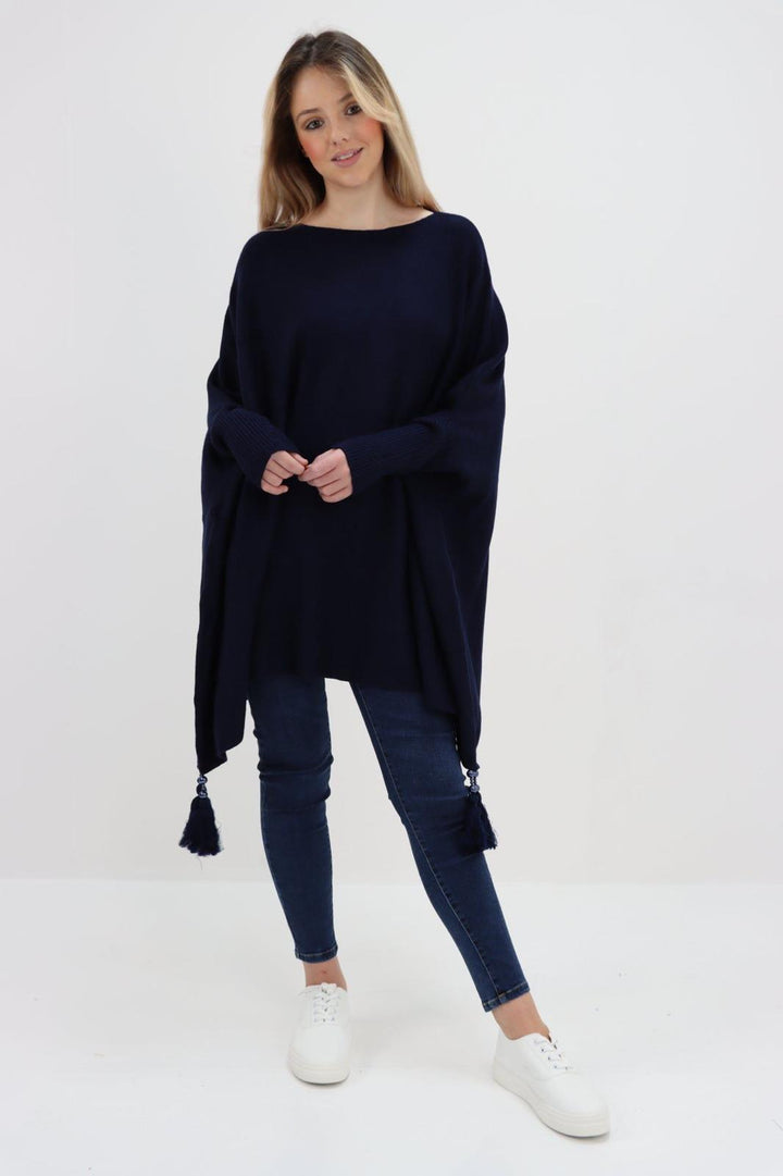 Italian Tassel Poncho