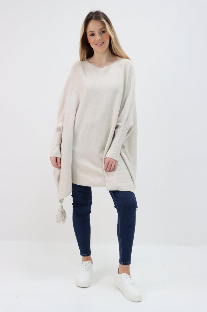 Italian Tassel Poncho