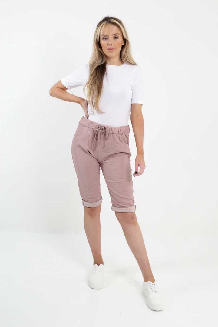 ITALIAN PLAIN MAGIC STRETCH CHINO SHORTS