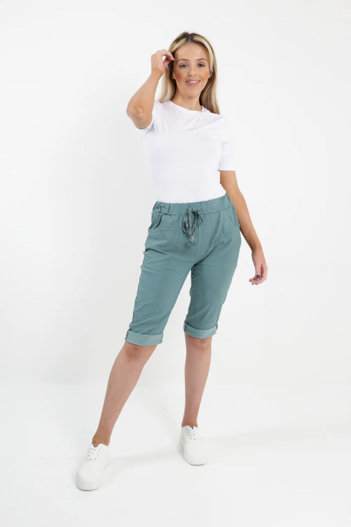 ITALIAN PLAIN MAGIC STRETCH CHINO SHORTS