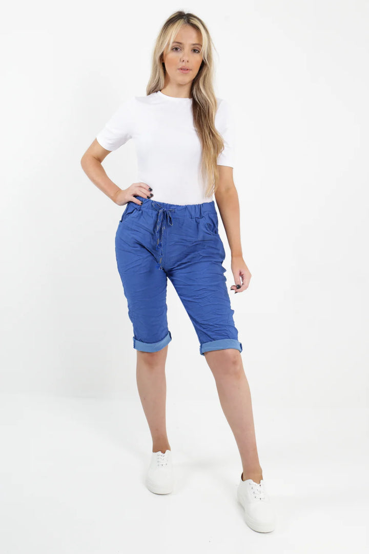 ITALIAN PLAIN MAGIC STRETCH CHINO SHORTS