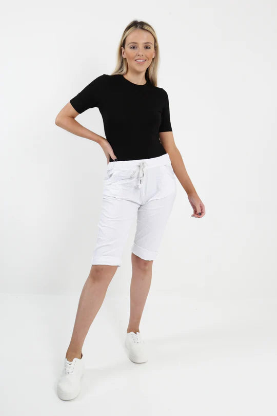 ITALIAN PLAIN MAGIC STRETCH CHINO SHORTS