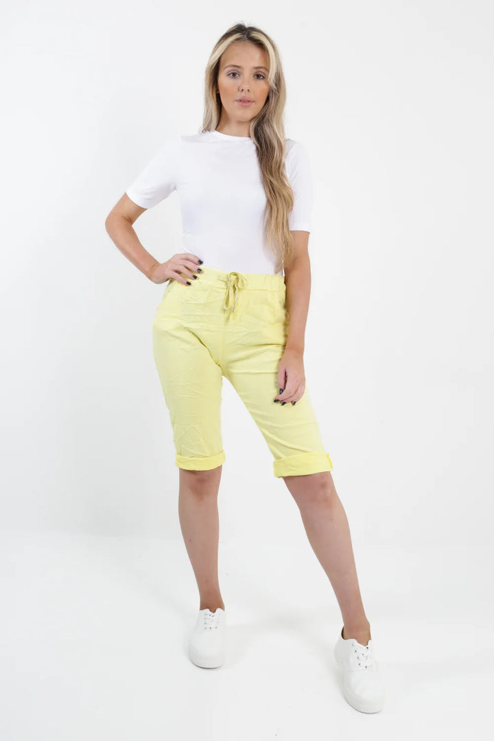 ITALIAN PLAIN MAGIC STRETCH CHINO SHORTS