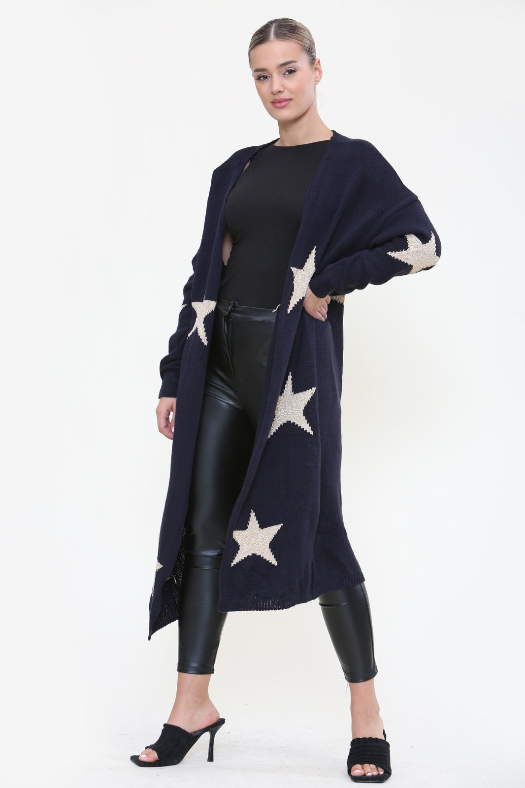 Star Print Cardigans