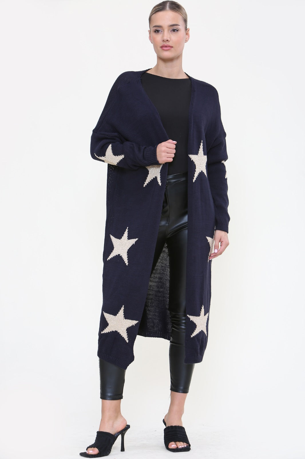 Star Print Cardigans