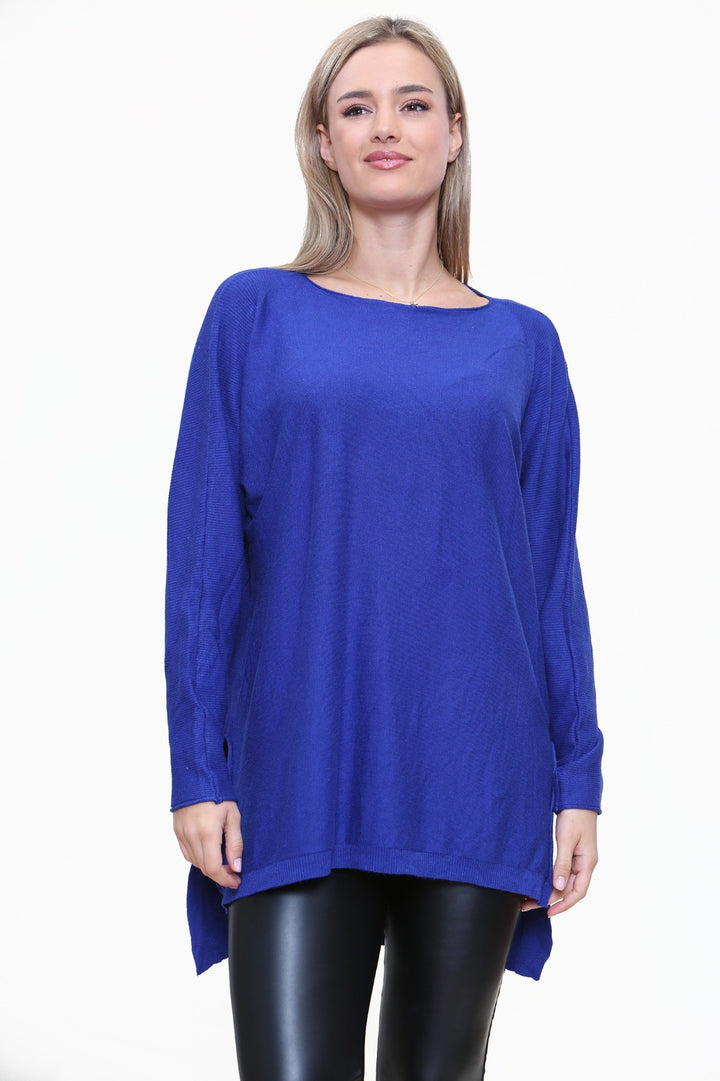 Womens Soft Knitted Long Sleeve Jumper