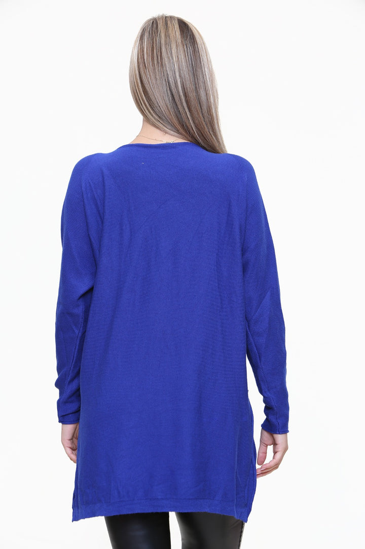 Womens Soft Knitted Long Sleeve Jumper