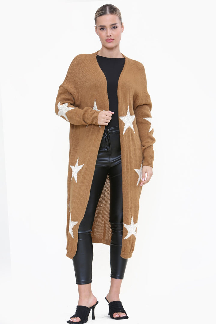 Star Print Cardigans