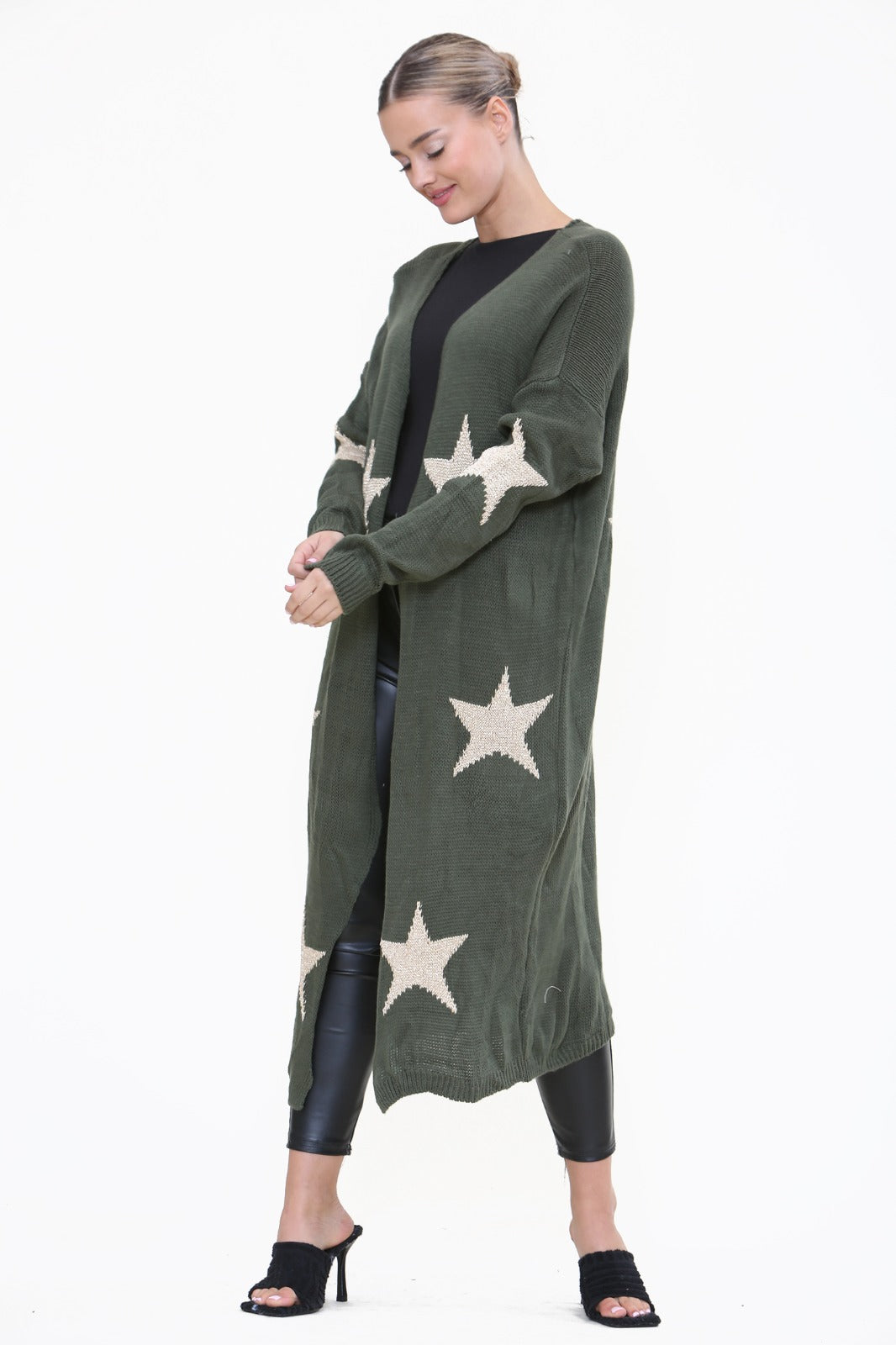 Star Print Cardigans