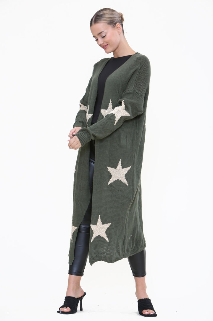 Star Print Cardigans