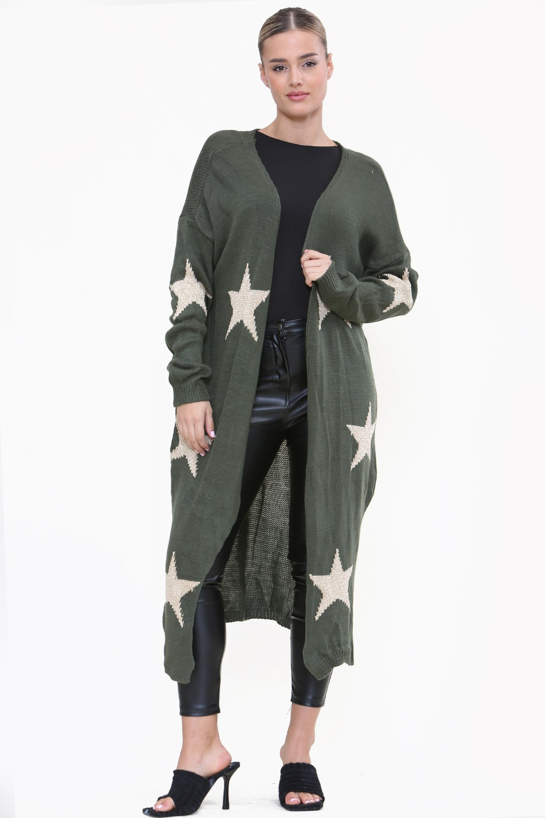 Star Print Cardigans