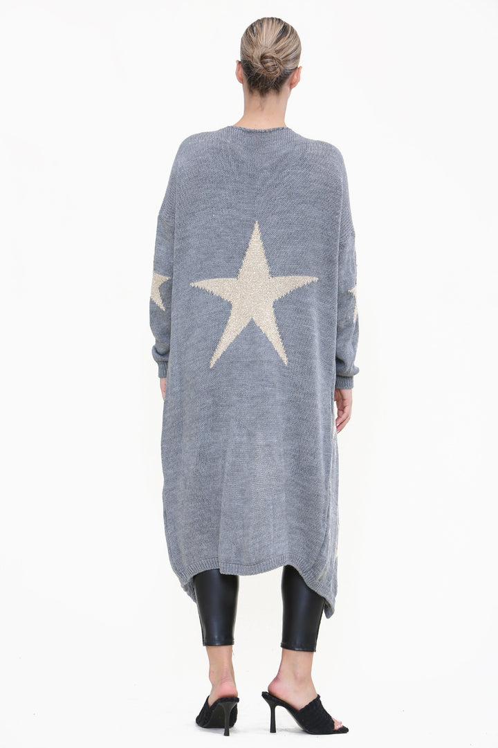 Star Print Cardigans