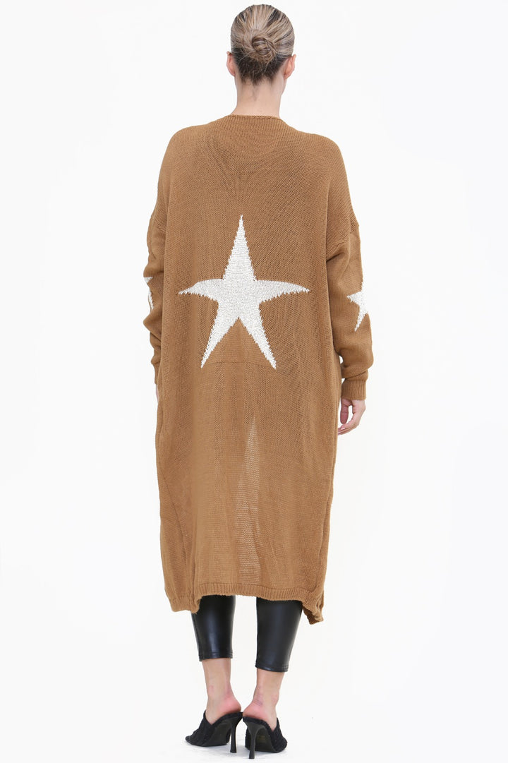 Star Print Cardigans