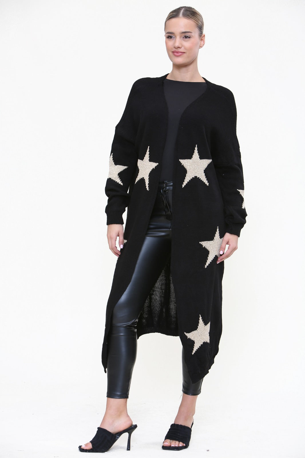 Star Print Cardigans