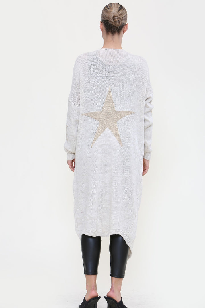 Star Print Cardigans