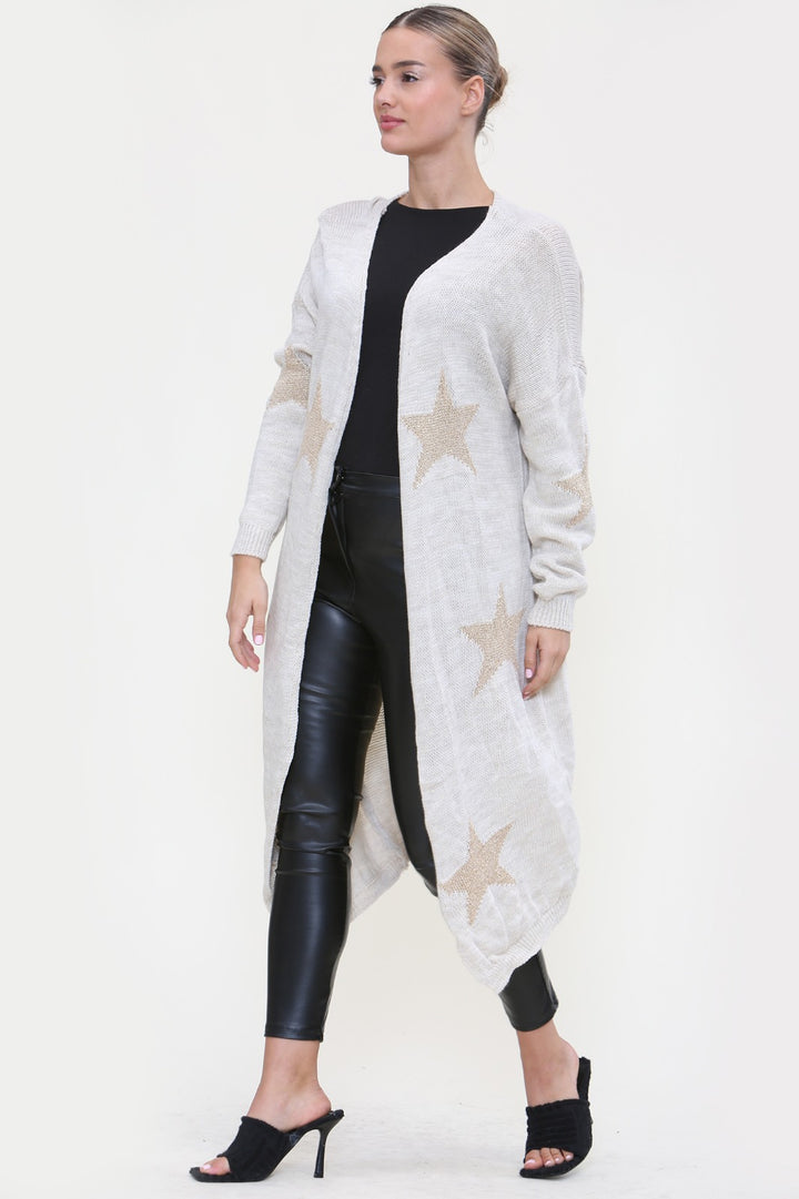Star Print Cardigans