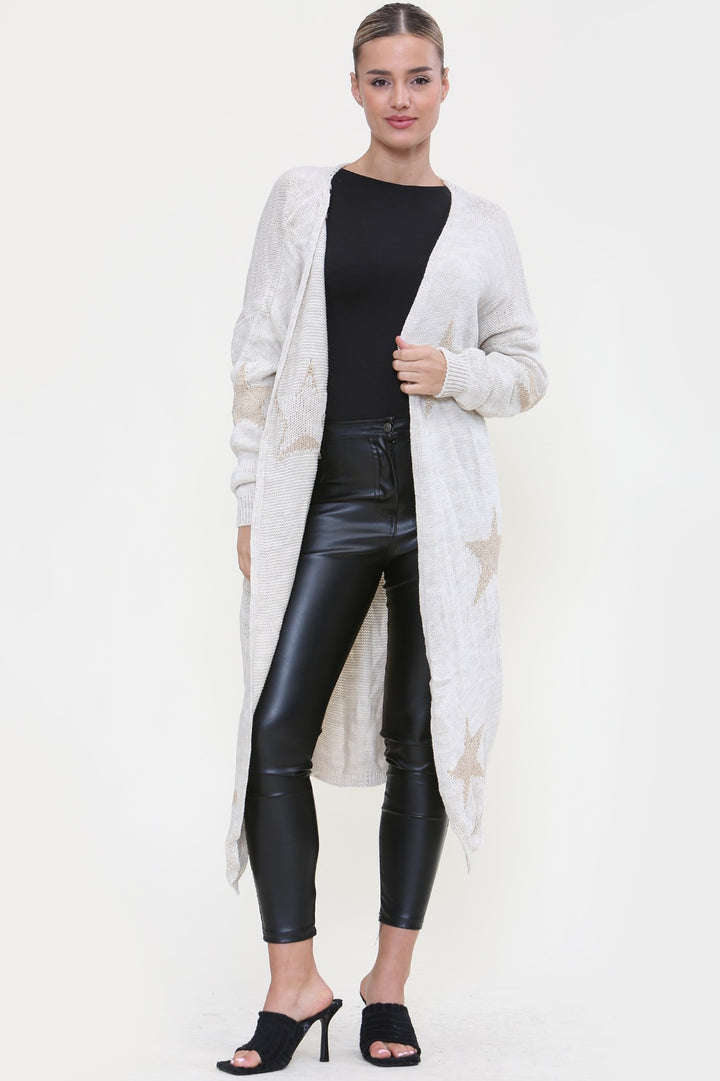 Star Print Cardigans