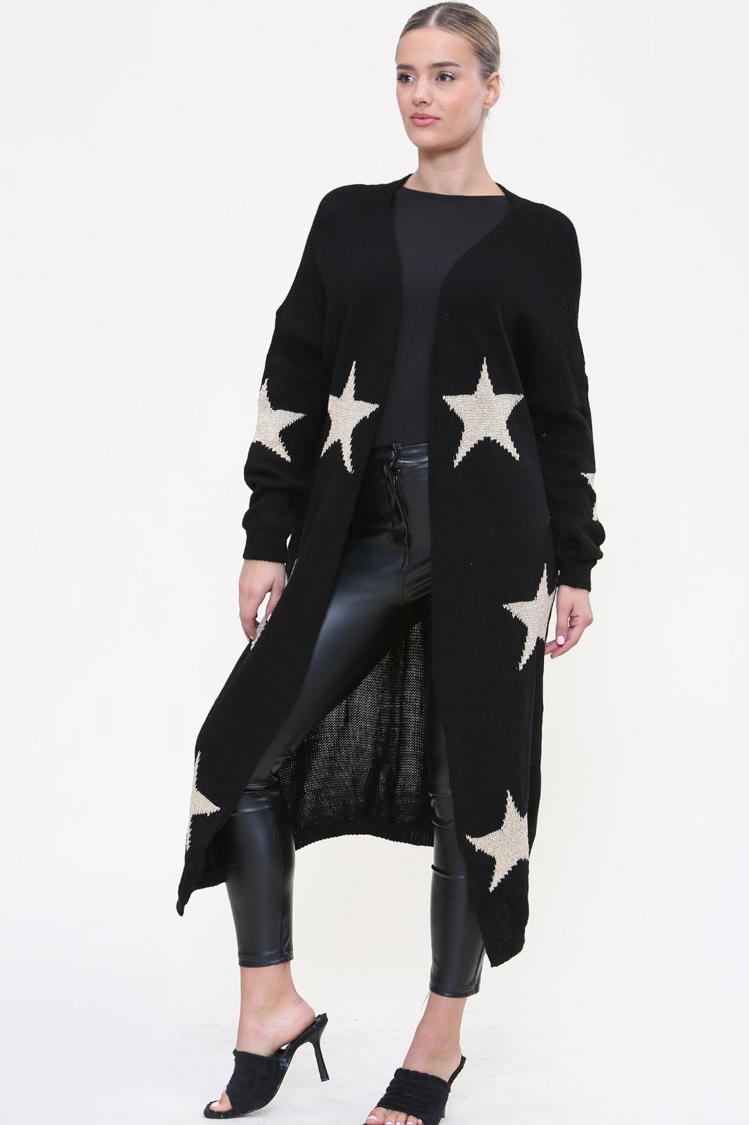 Star Print Cardigans