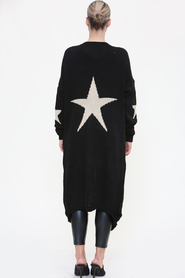 Star Print Cardigans